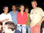 Vo Jarinovy koule 8.7.2006. Kuba, Roma a Michal turnaj vyhrli a ekaj na vyhlen vtz